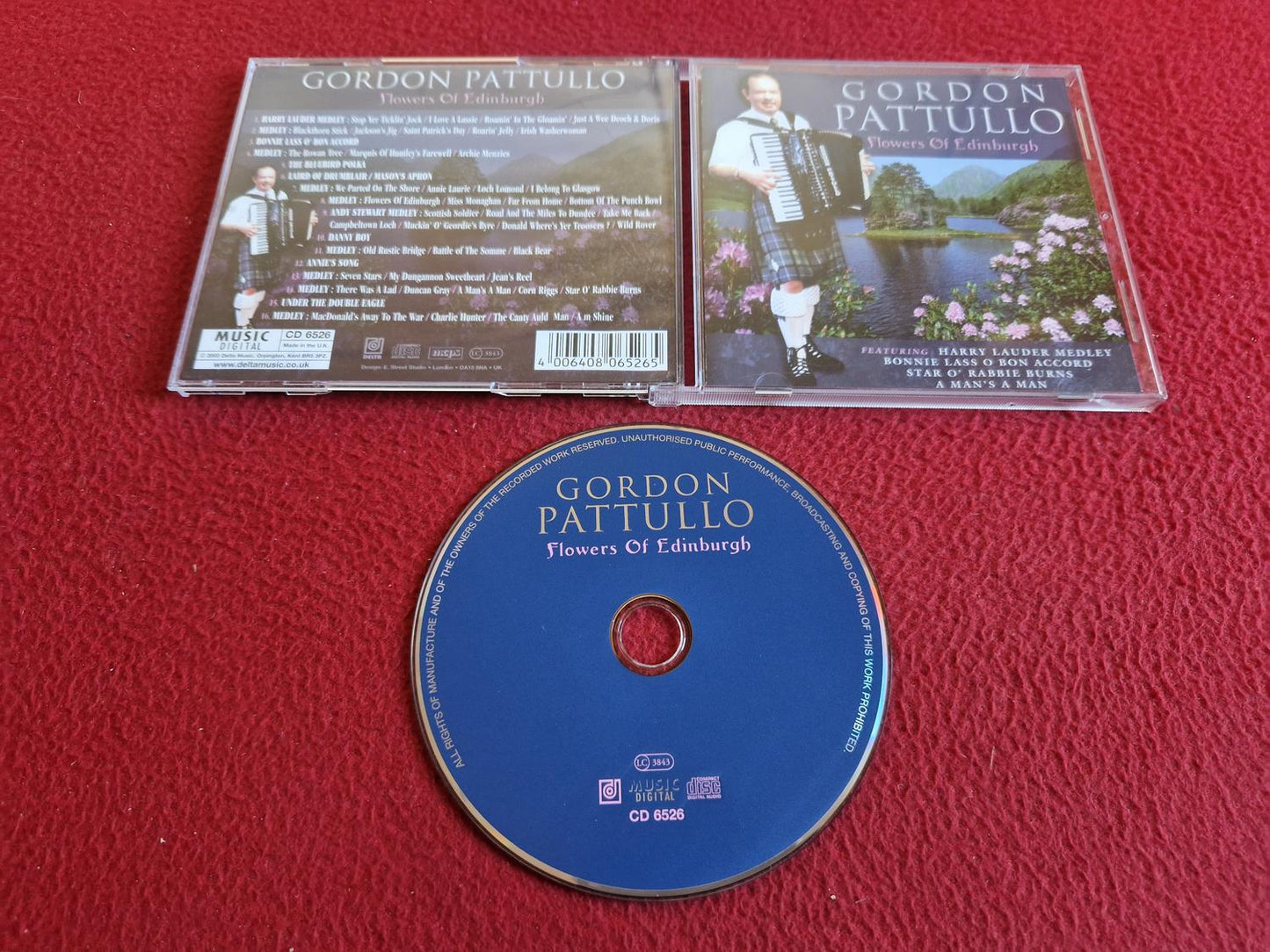 GORDON PATTULLO FLOWERS OF EDINBURGH CD