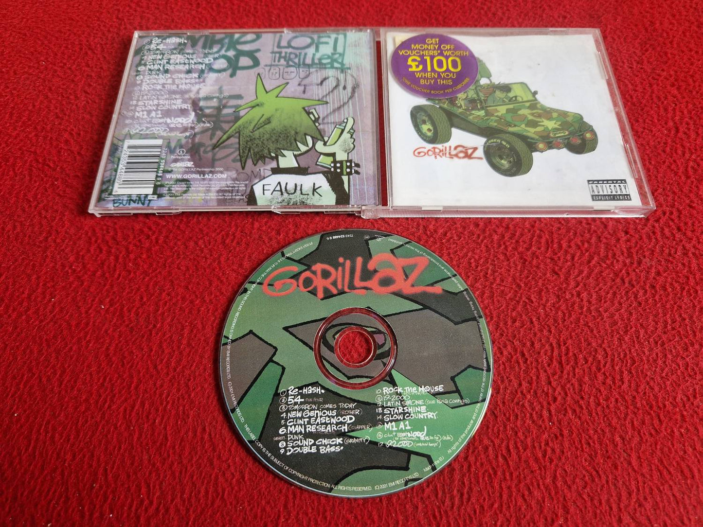 GORILLAZ - GORILLAZ CD