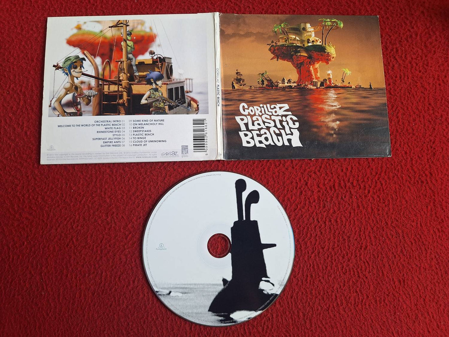 GORILLAZ PLASTIC BEACH [ REPFRIA SKIVOR ] CD