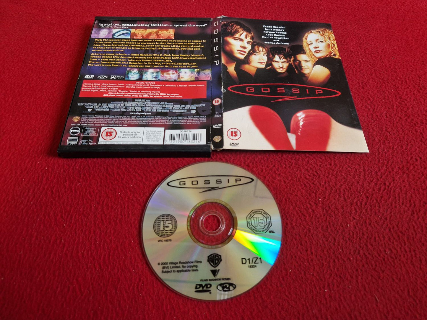 GOSSIP [ SNAPCASE ] DVD