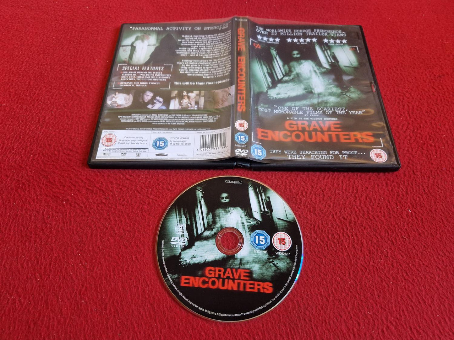 GRAVE ENCOUNTERS DVD
