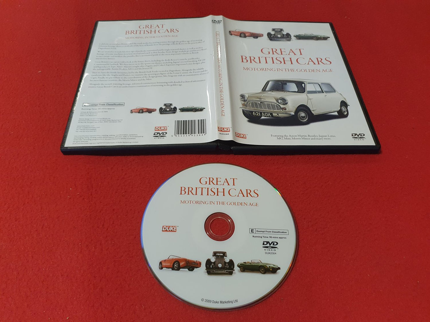 GREAT BRITISH CARS MOTORING IN THE GOLDEN AGE till DVD