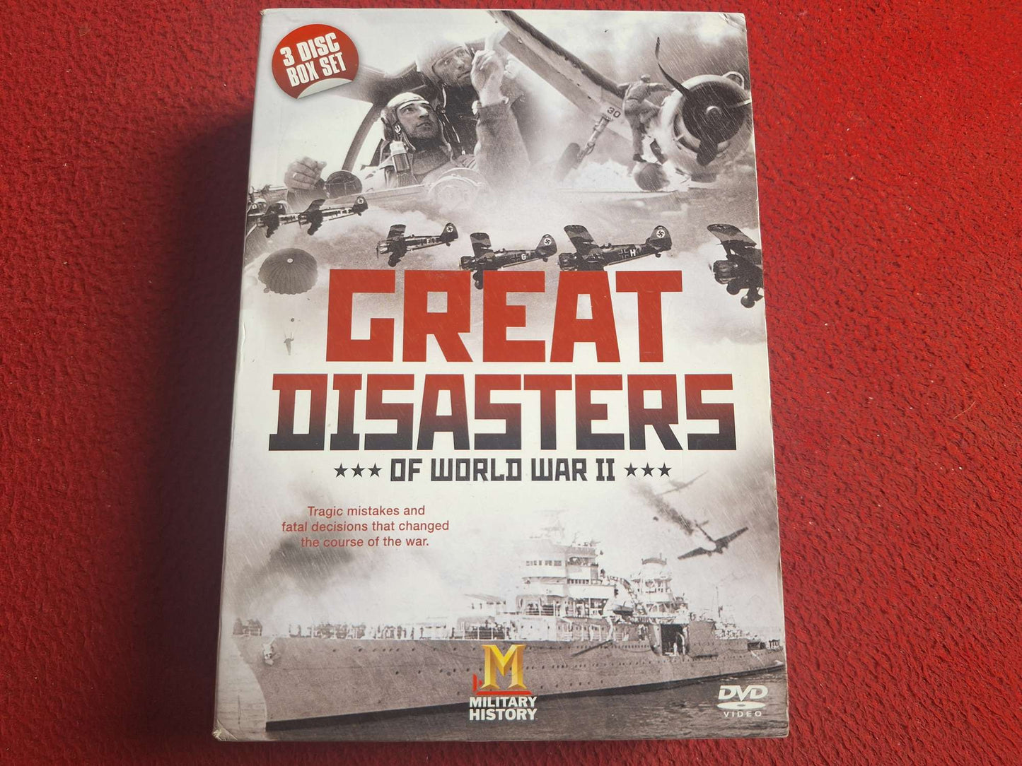GREAT DISASTERS OF WORLD WAR II BOX DVD