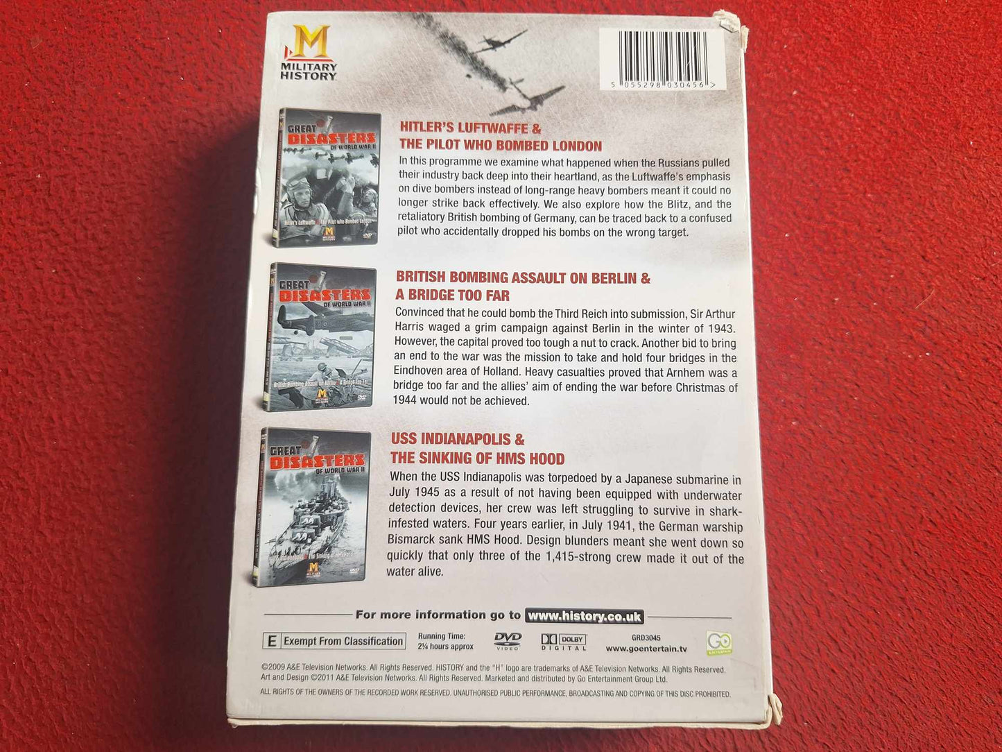 GREAT DISASTERS OF WORLD WAR II BOX DVD