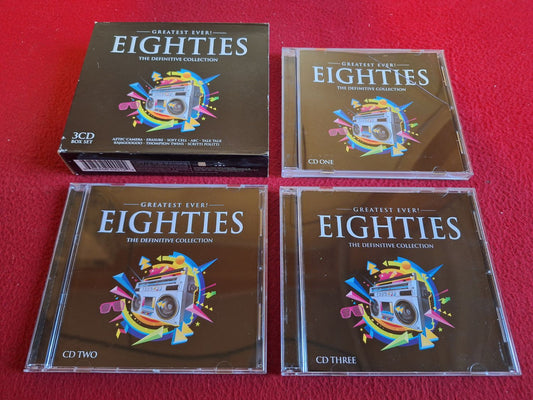 GREATEST EVER EIGHTIES THE DEFINITIVE COLLECTION CD BOX