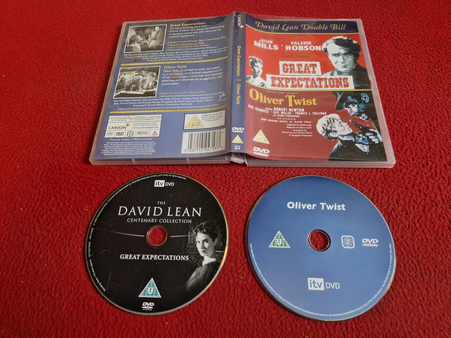 GREAT EXPECTATIONS / OLIVER TWIST [ ENGELSK TEXT ] DVD