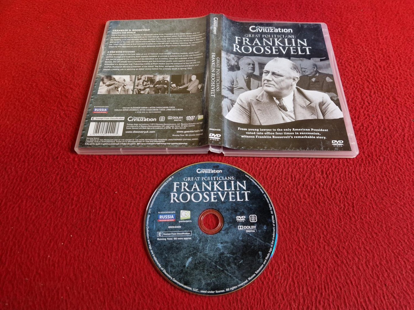 GREAT POLITICIANS FRANKLIN ROOSEVELT DVD