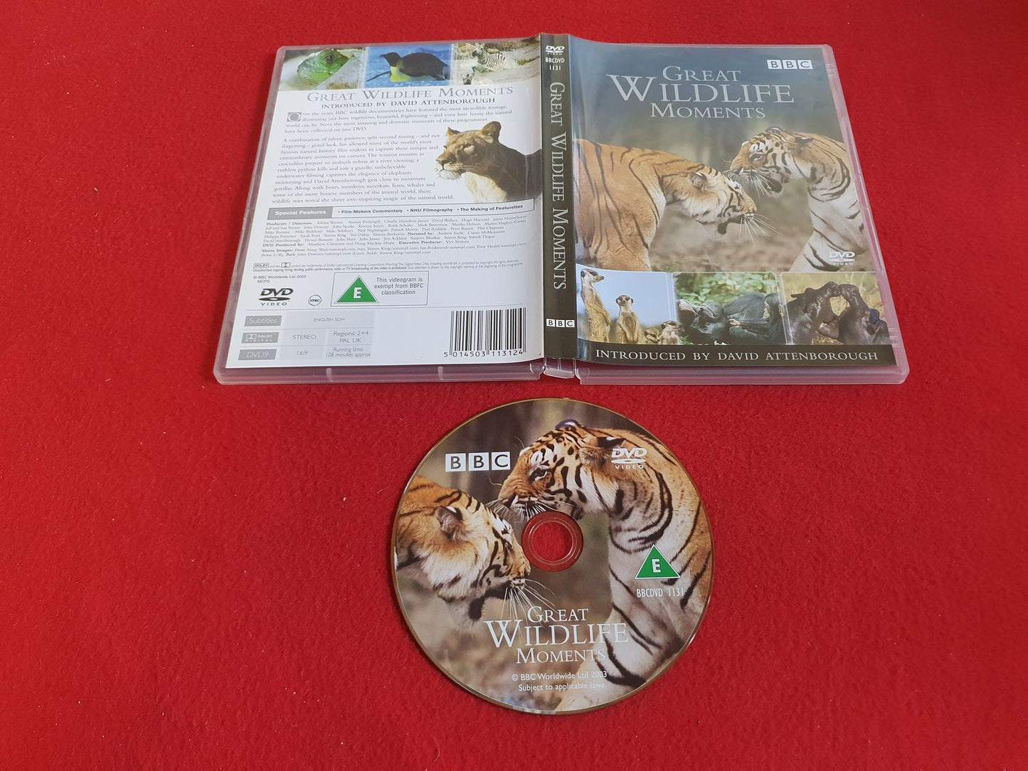 GREAT WILDLIFE MOMENTS [ DAVID ATTENBOROUGH ] till DVD