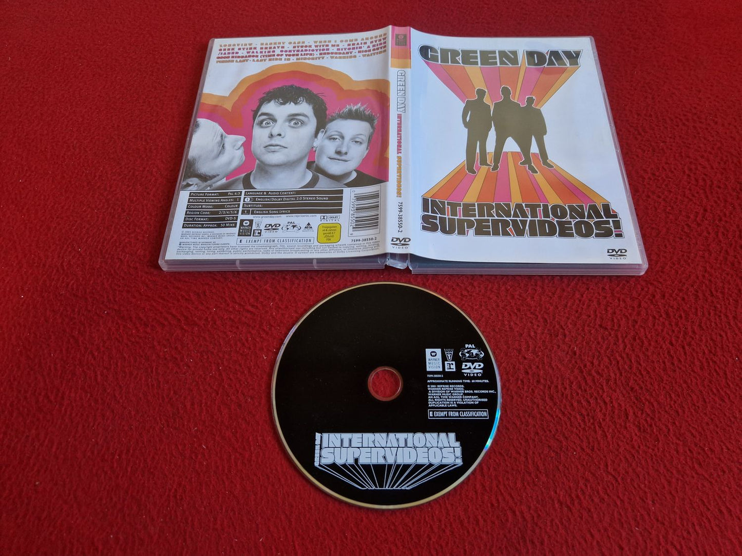 GREEN DAY INTERNATIONAL SUPERVIDEOS DVD
