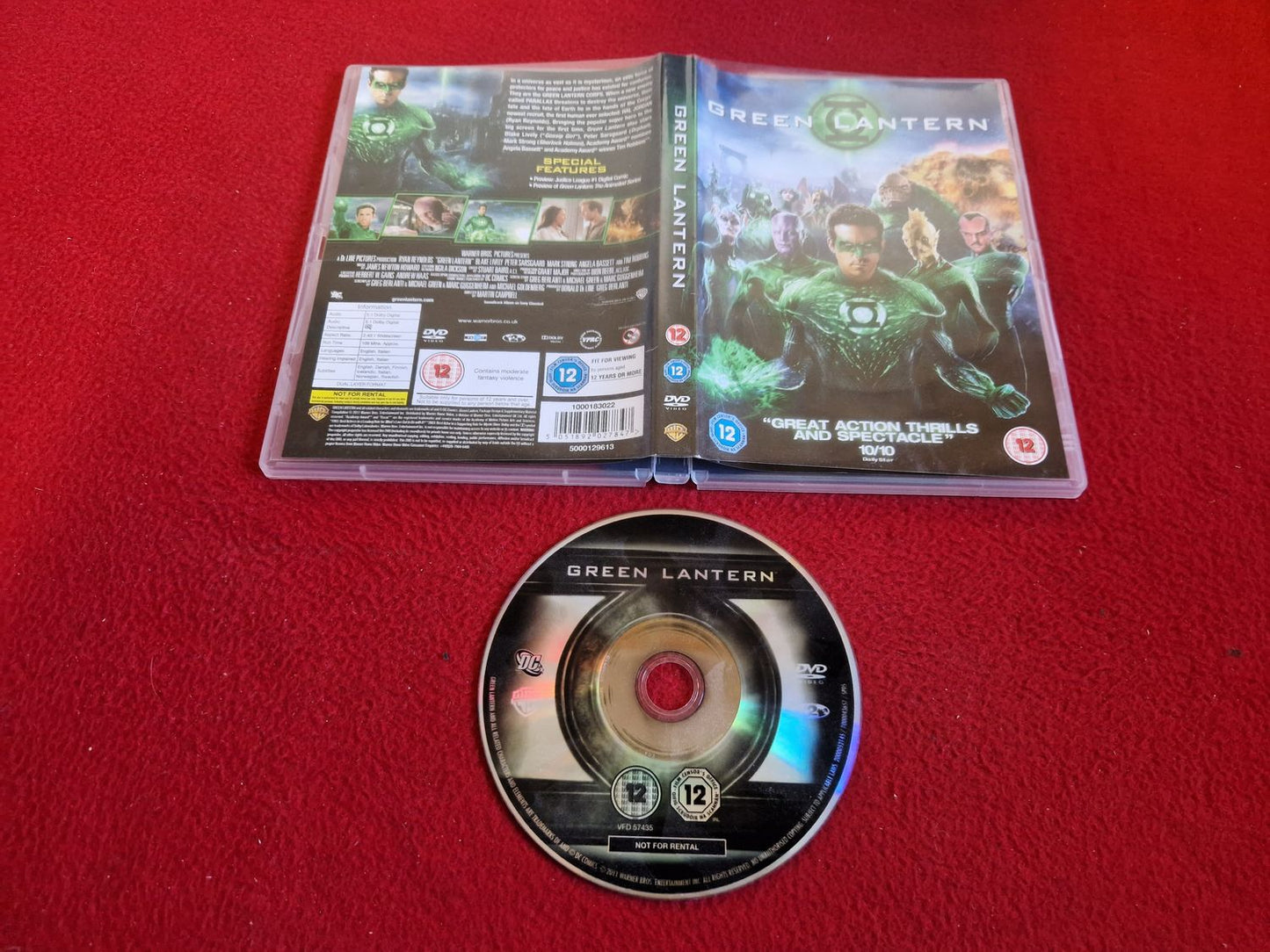 GREEN LANTERN DVD