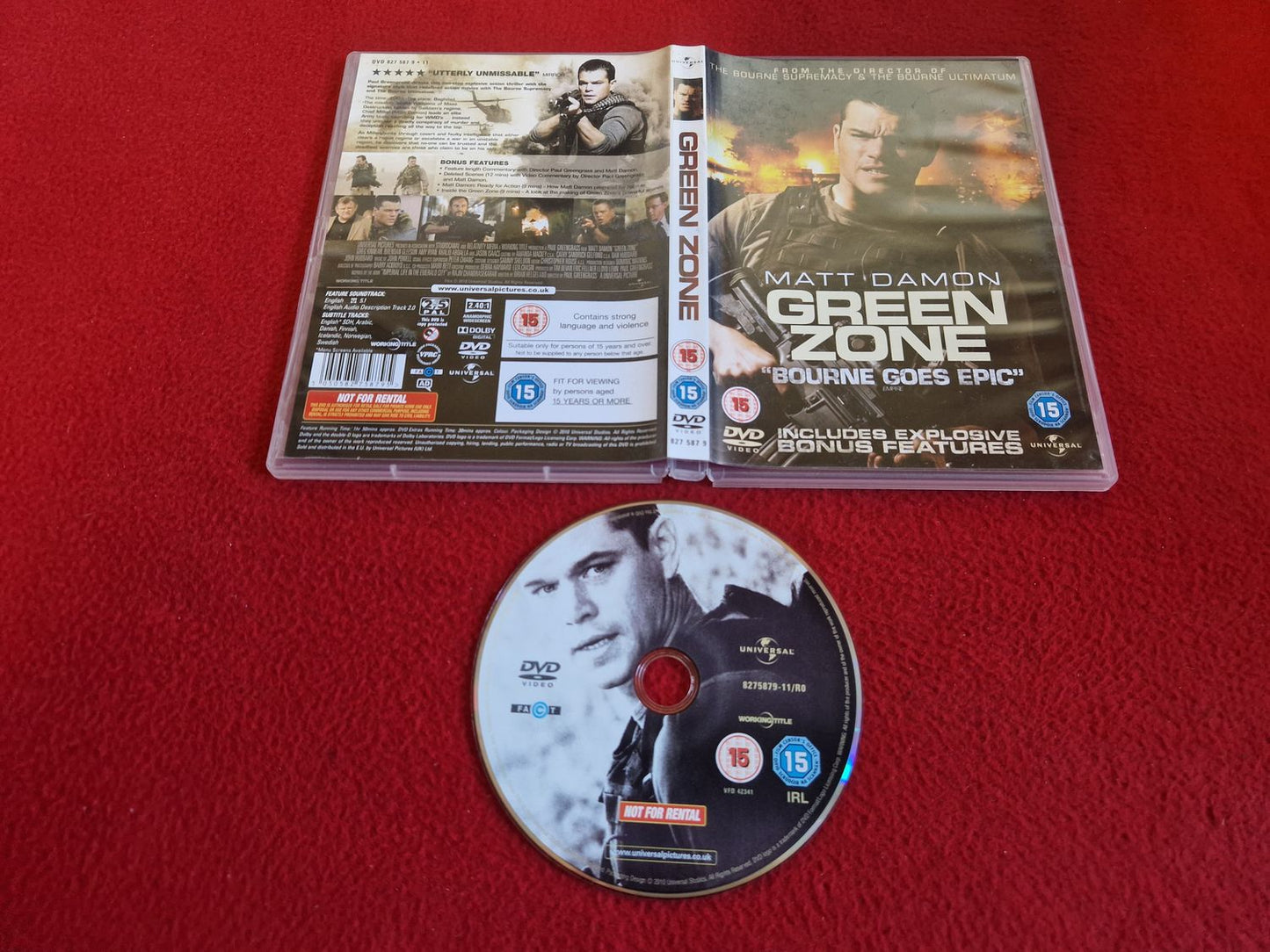 GREEN ZONE DVD