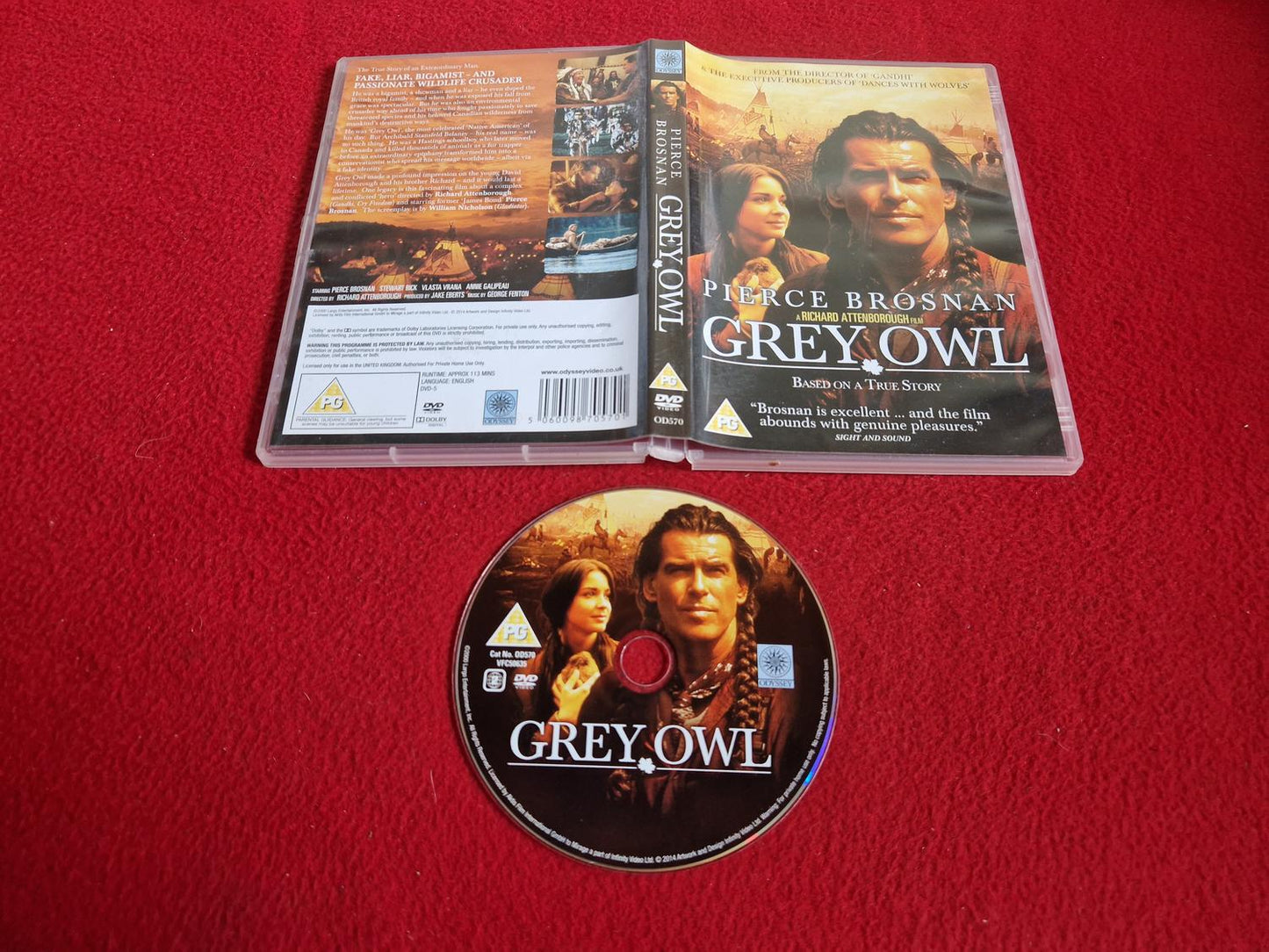 GREY OWL DVD