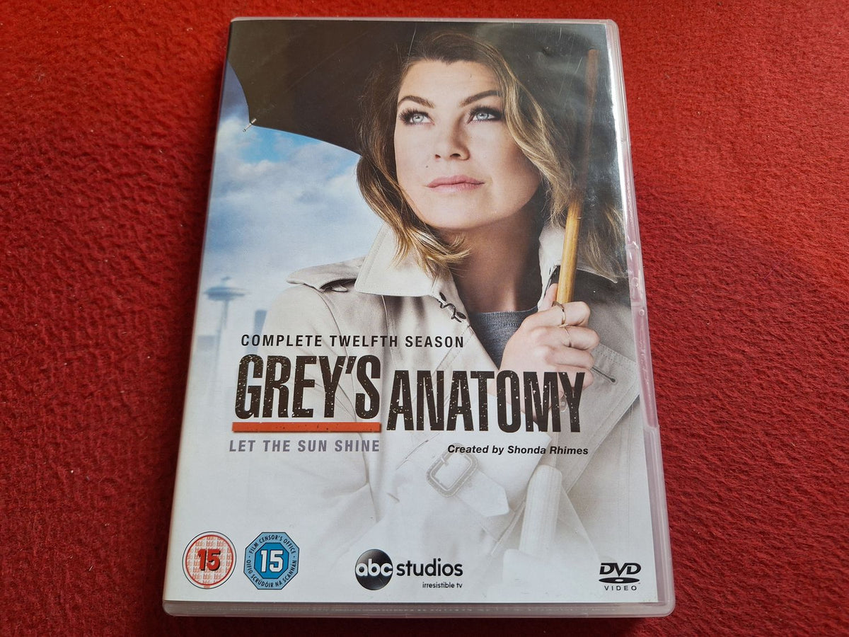 GREY'S ANATOMY SEASON 12 BOX DVD