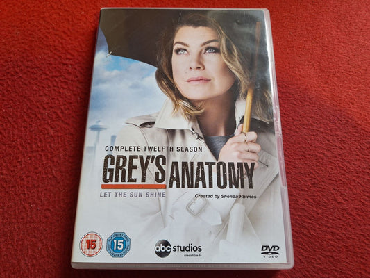 GREY'S ANATOMY SEASON 12 BOX DVD