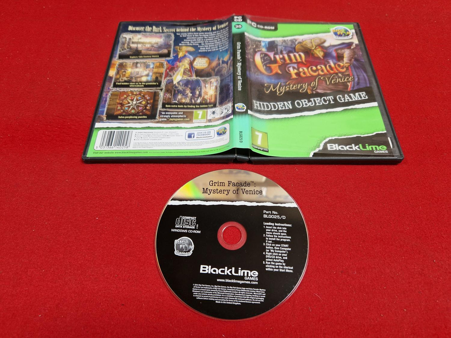 GRIM FACADE MYSTERY OF VENICE HIDDEN OBJECT GAME till PC