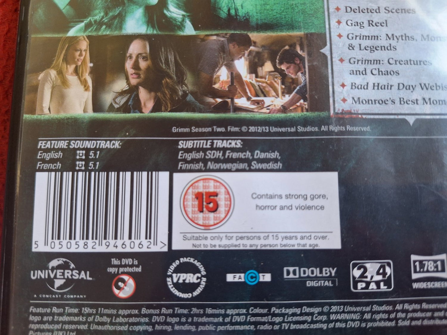 GRIMM SEASON 2 BOX DVD