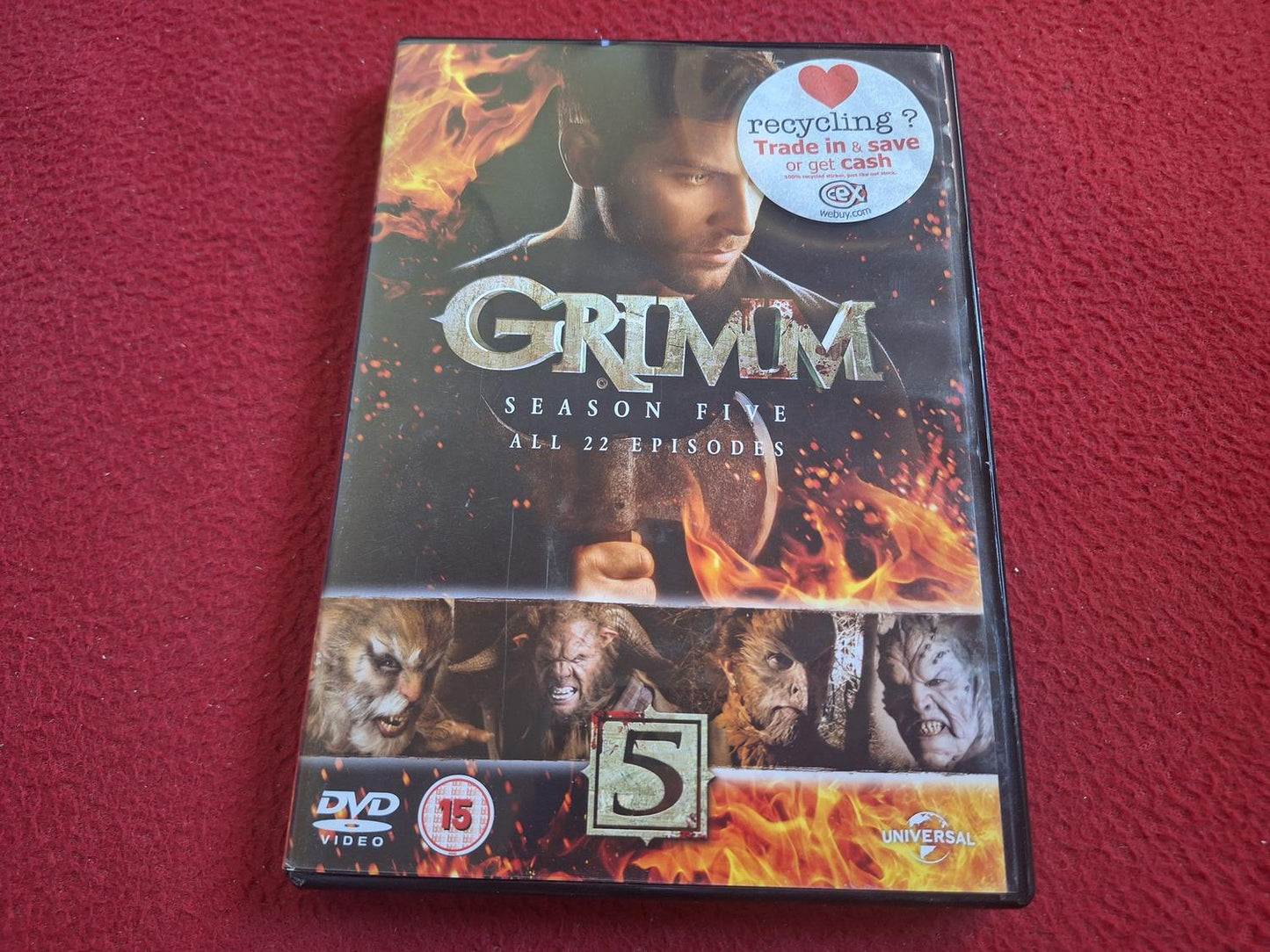 GRIMM SEASON 5 BOX DVD