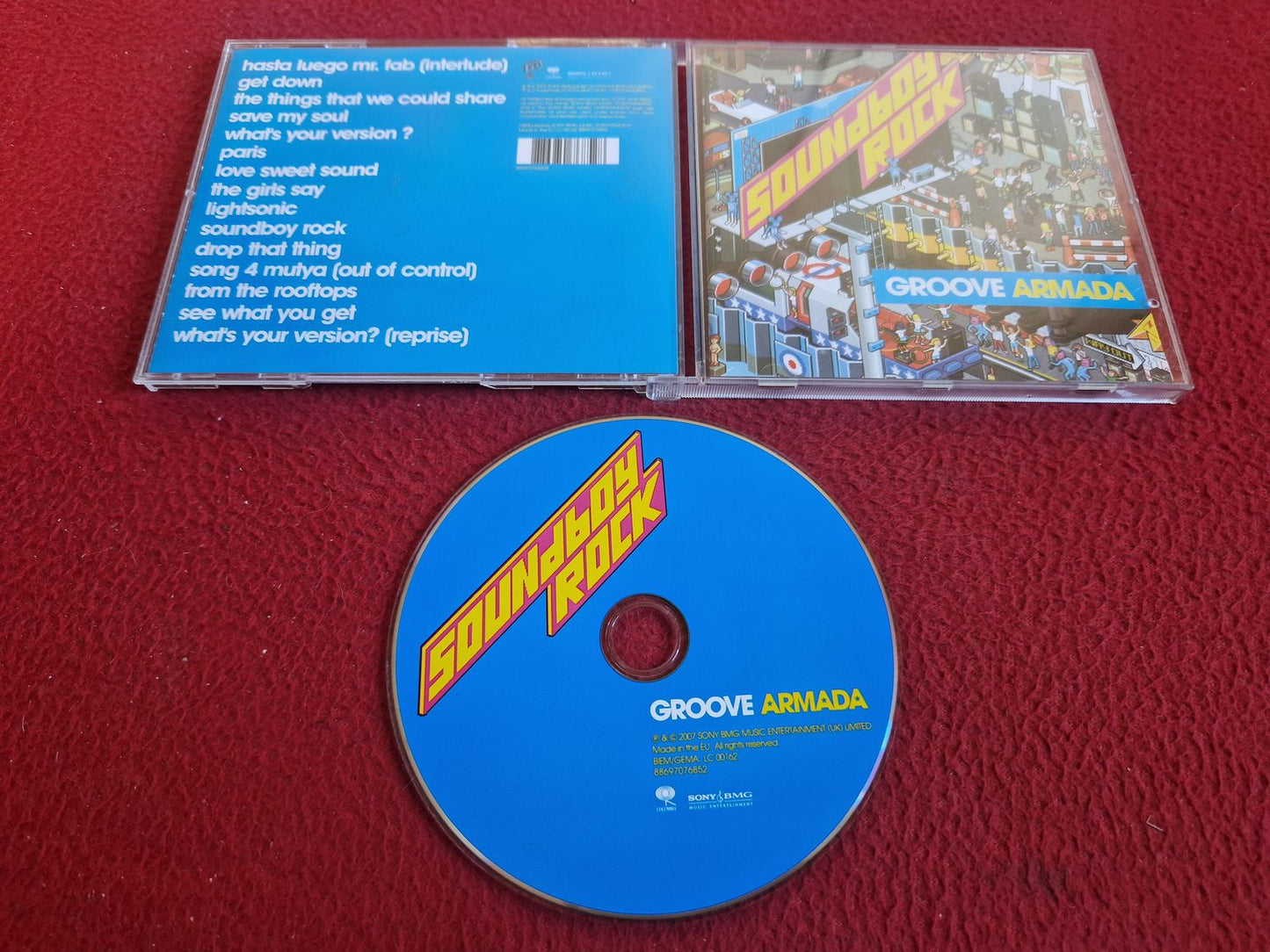GROOVE ARMADA SOUNDBOY ROCK CD