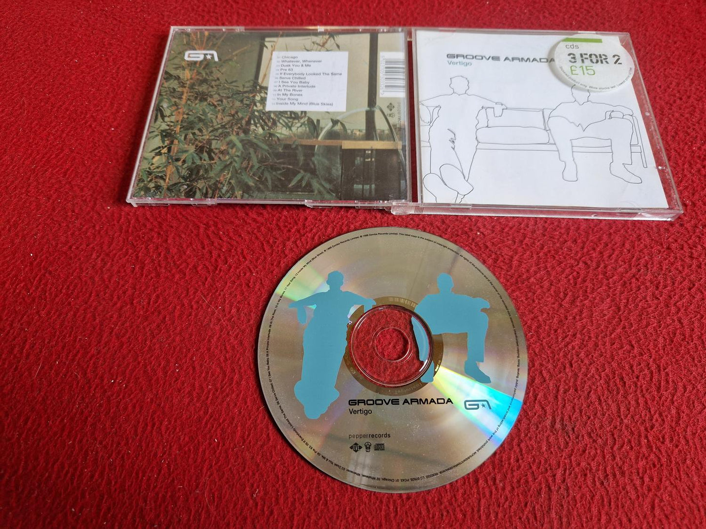 GROOVE ARMADA VERTIGO CD