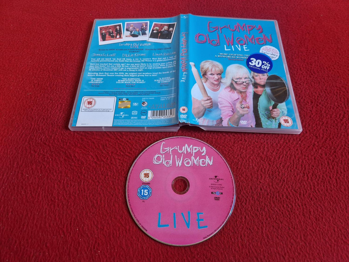 GRUMPY OLD WOMEN LIVE DVD