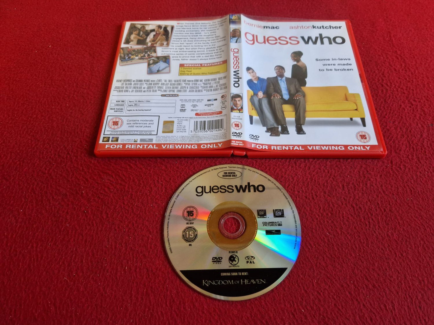 GUESS WHO DVD