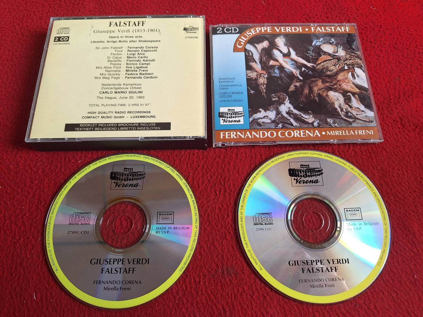 GUISEPPE VERDI FALSTAFF - FERNANDO CORENA / MIRELLA FRENI CD BOX