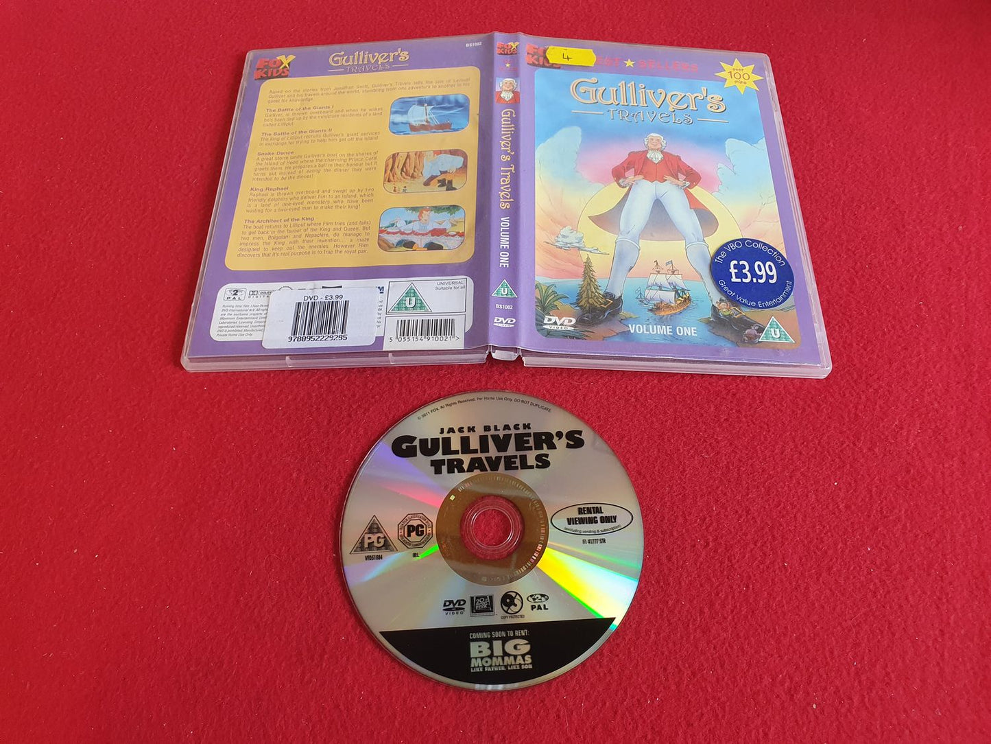 GULLIVERS TRAVELS VOLUME 1 till DVD