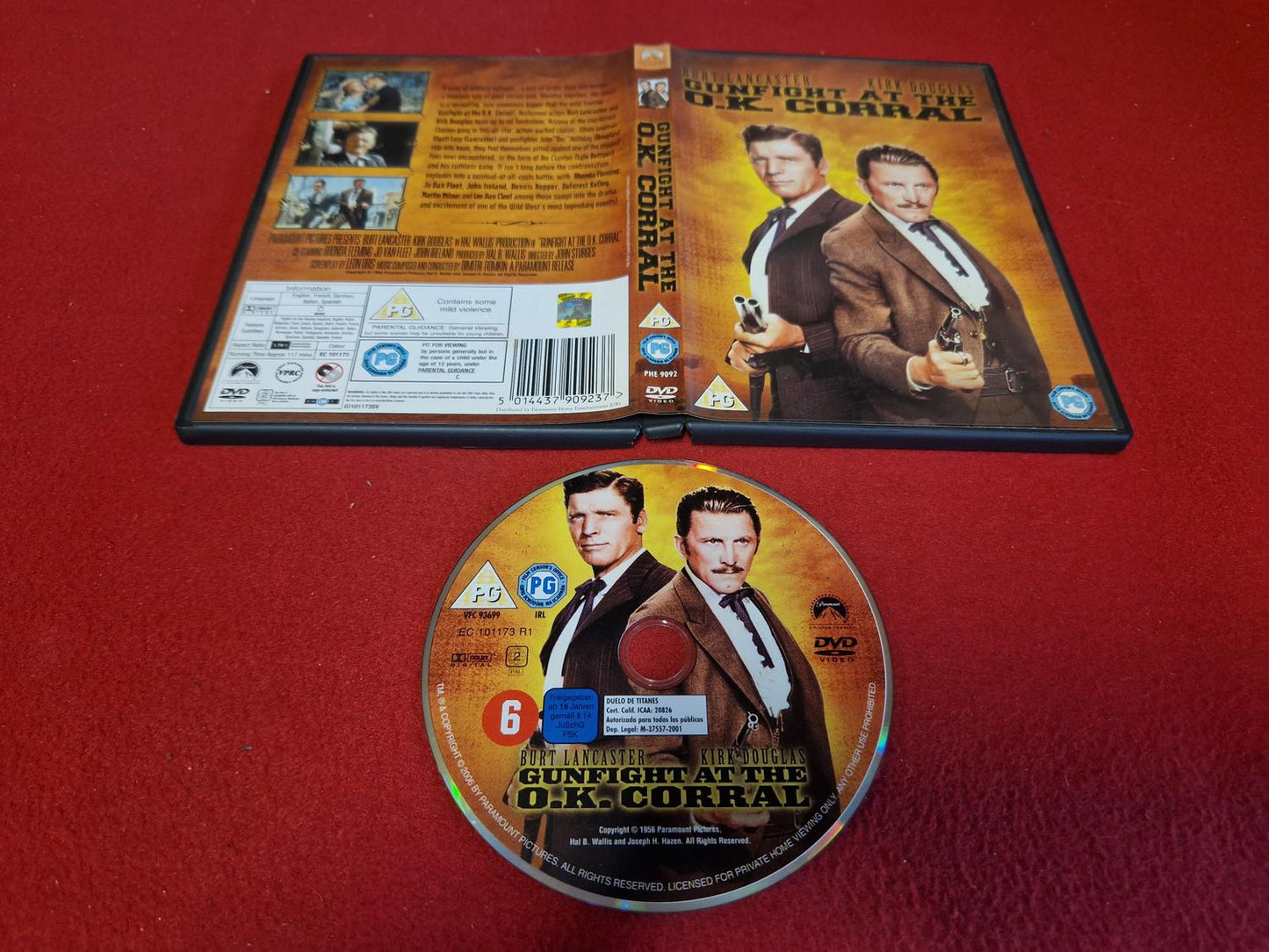 GUNFIGHT AT THE O.K. CORRAL [ BURT LANCASTER ] till DVD