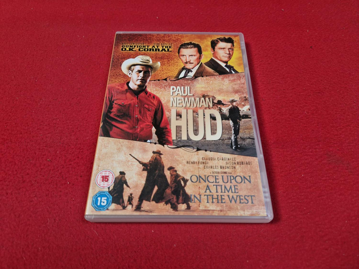 GUNFIGHT AT THE O.K. CORRAL / HUD / ONCE UPON A TIME IN THE WEST BOX till DVD