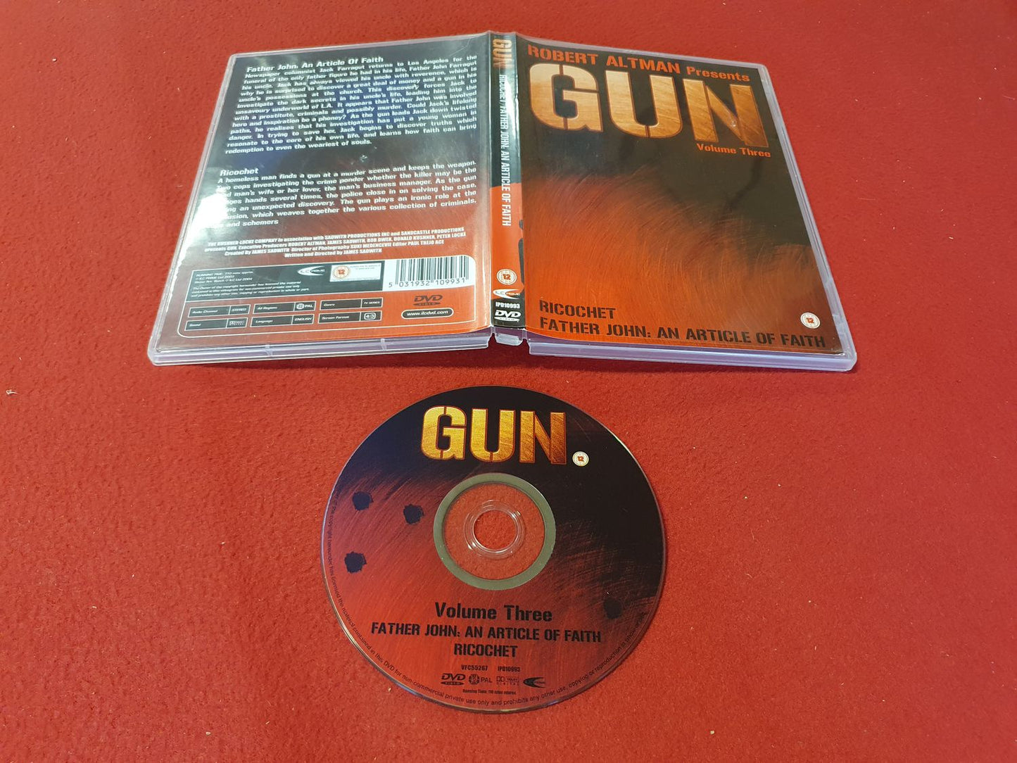 GUN RICOCHET FATHER JOHN AN ARTICLE OF FAITH till DVD