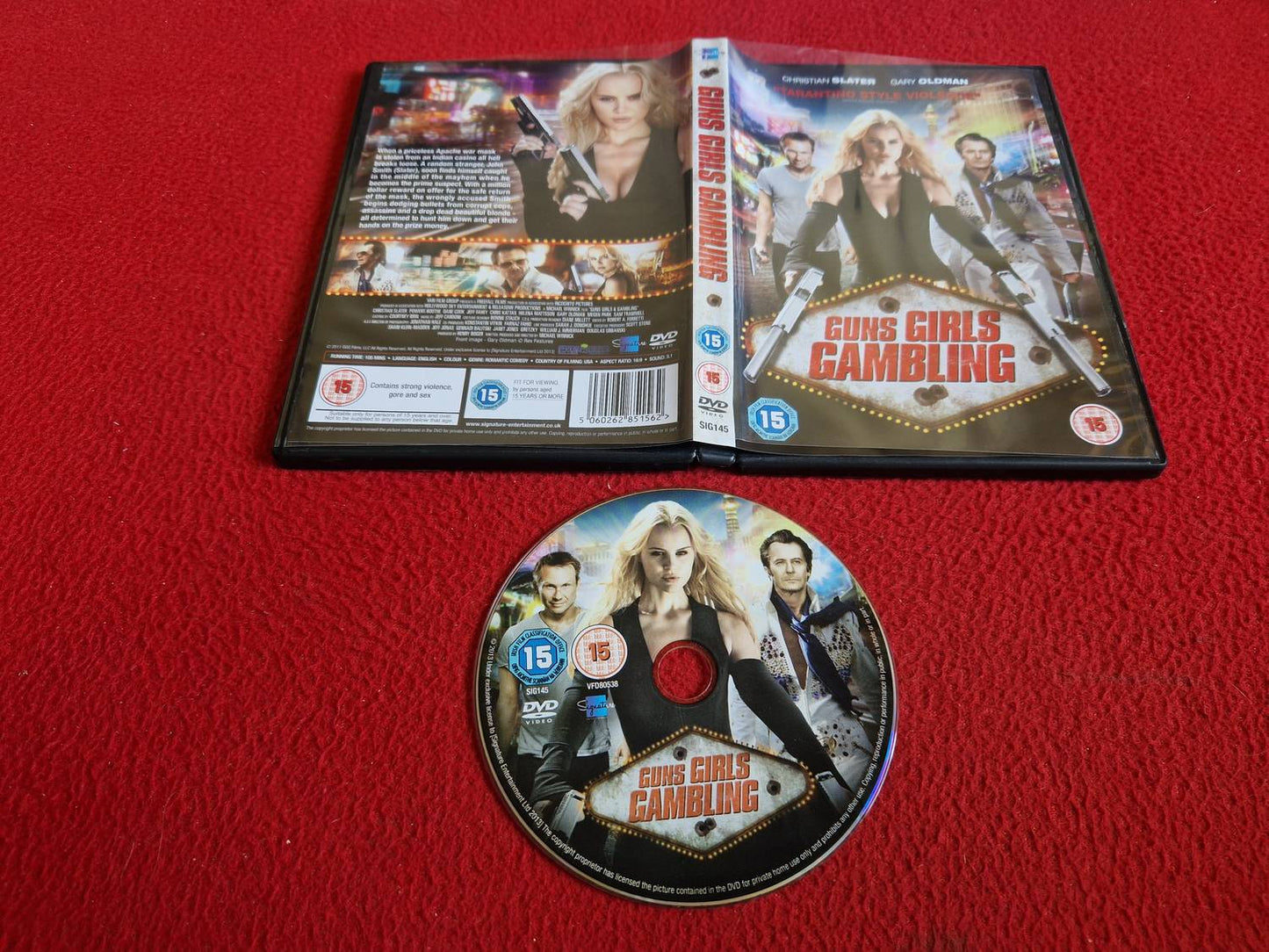 GUNS GIRLS GAMBLING DVD