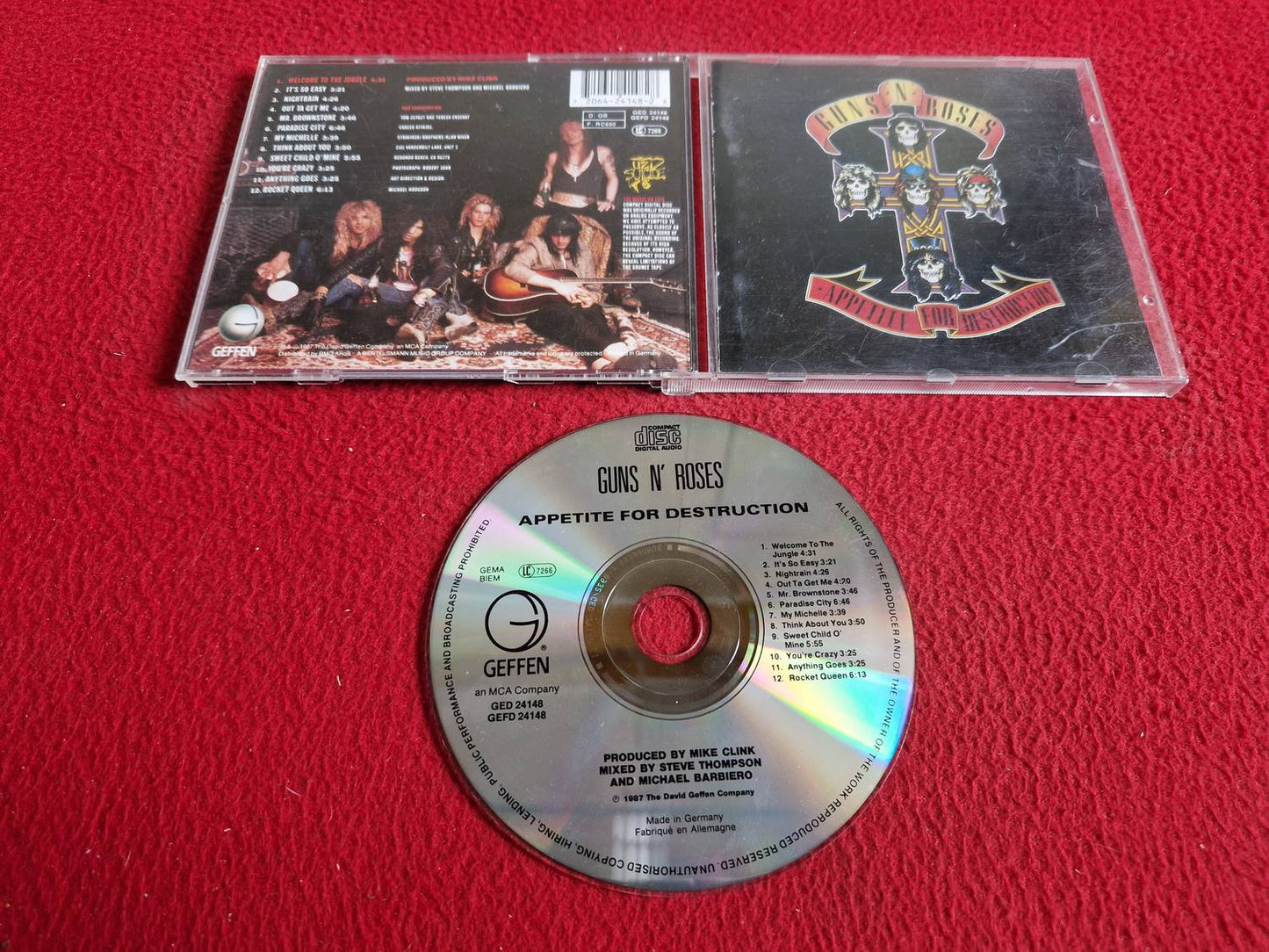 GUNS N' ROSES APPETITE FOR DESTRUCTION CD