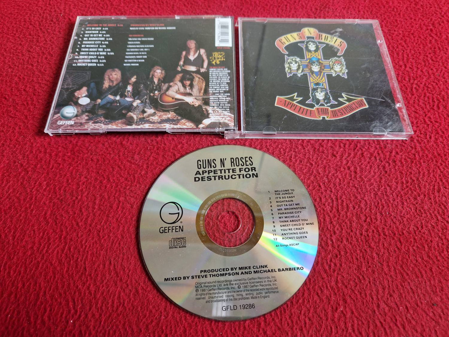 GUNS N' ROSES APPETITE FOR DESTRUCTION CD