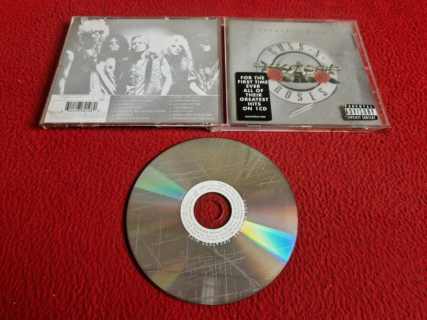 GUNS N ROSES GREATEST HITS CD