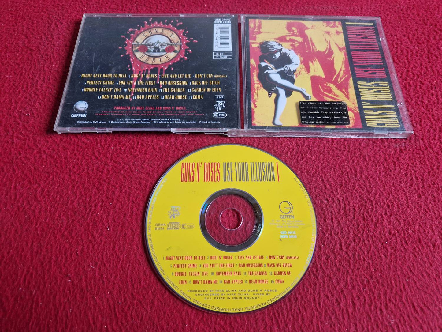 GUNS N' ROSES USE YOUR ILLUSION I CD