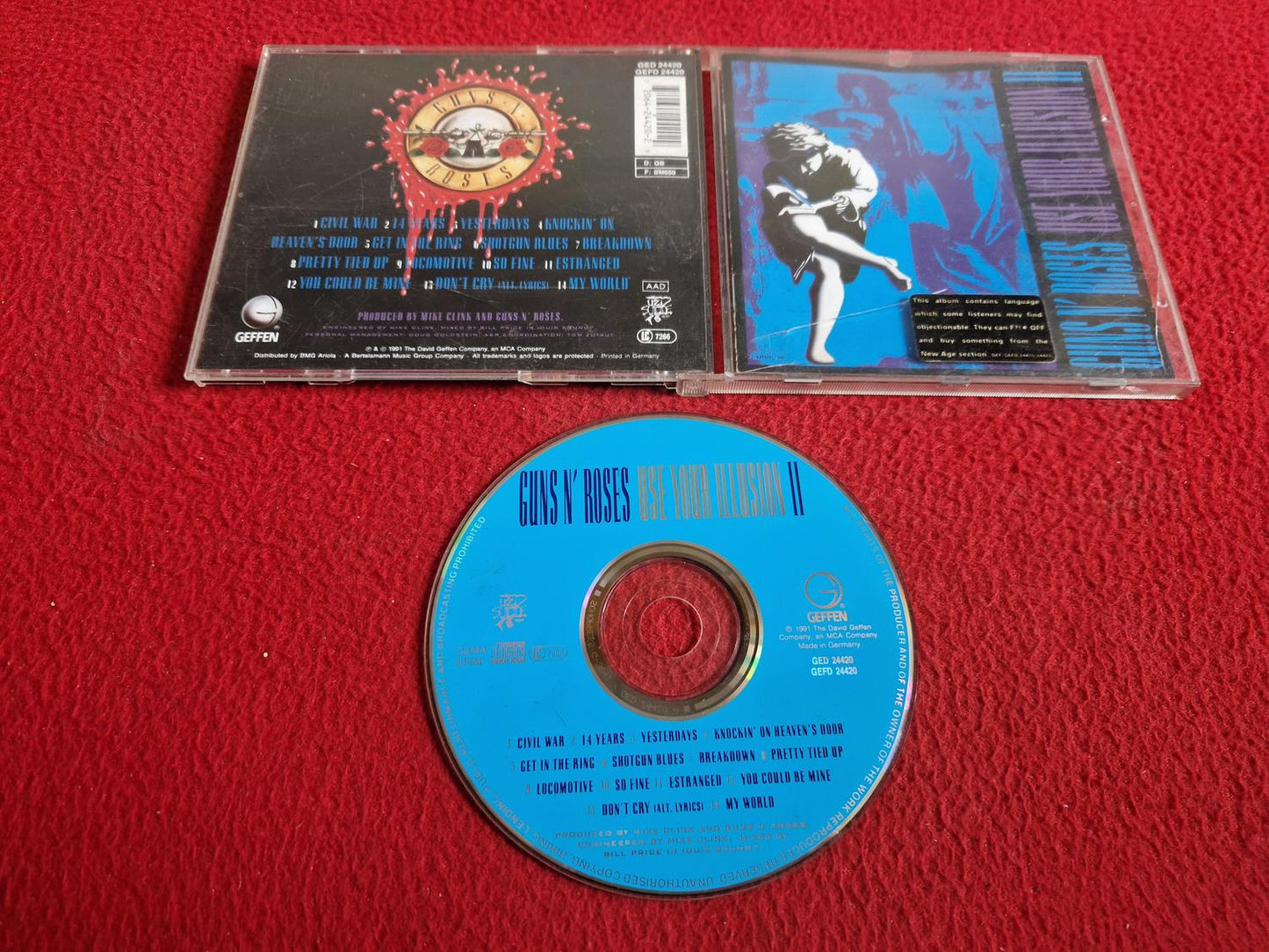 GUNS N' ROSES USE YOUR ILLUSION II CD