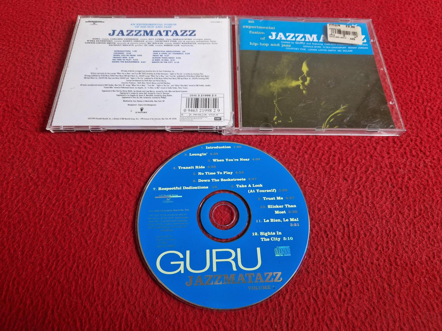 GURU JAZZMATAZZ VOL 1 CD