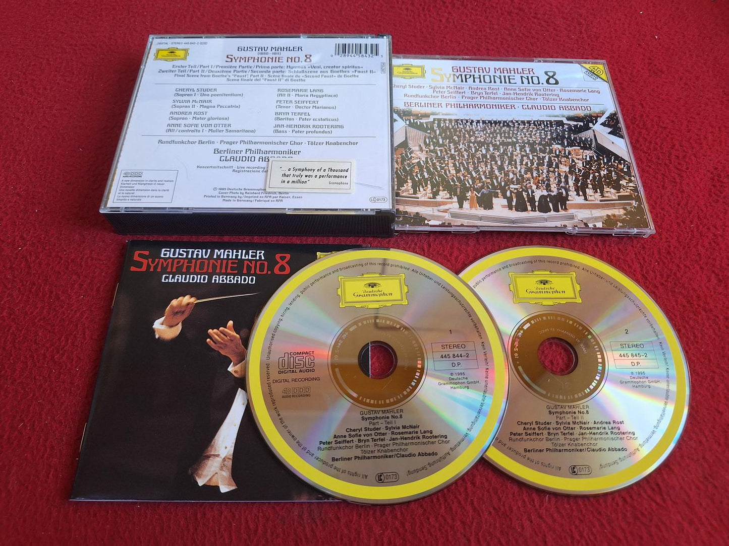 GUSTAV MAHLER SYMPHONIE NO. 8 CD BOX