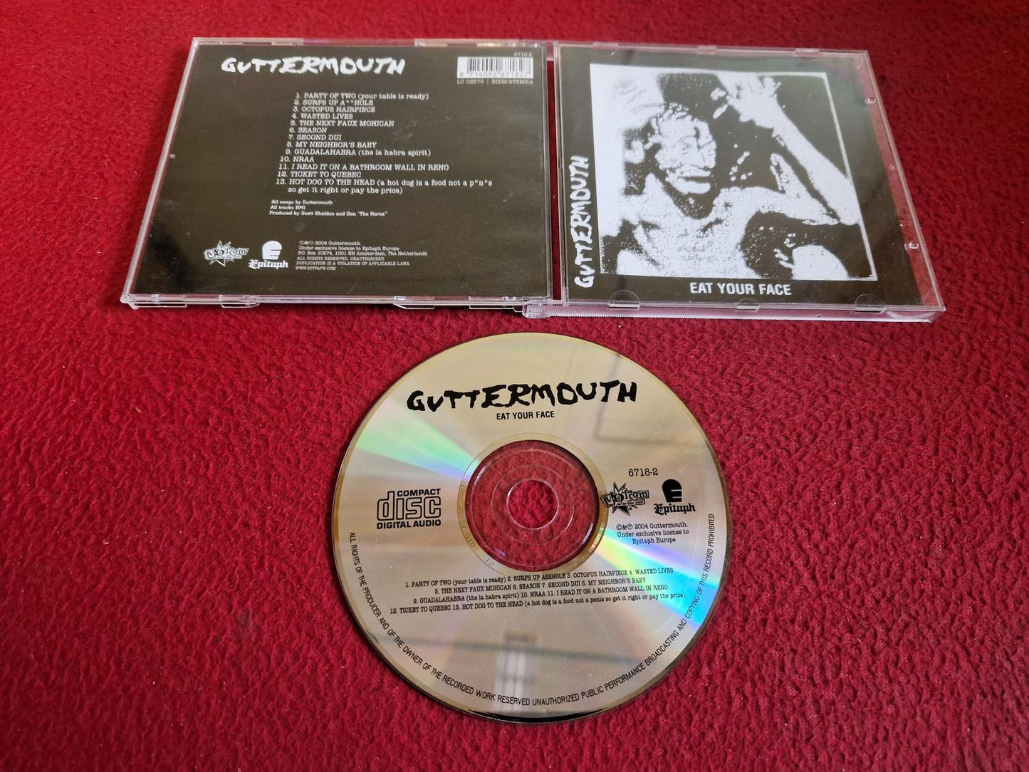 GUTTERMOUTH EAT YOUR FACE CD