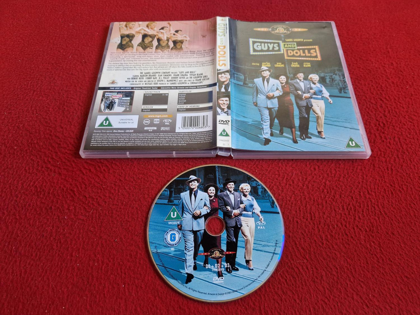 GUYS AND DOLLS DVD
