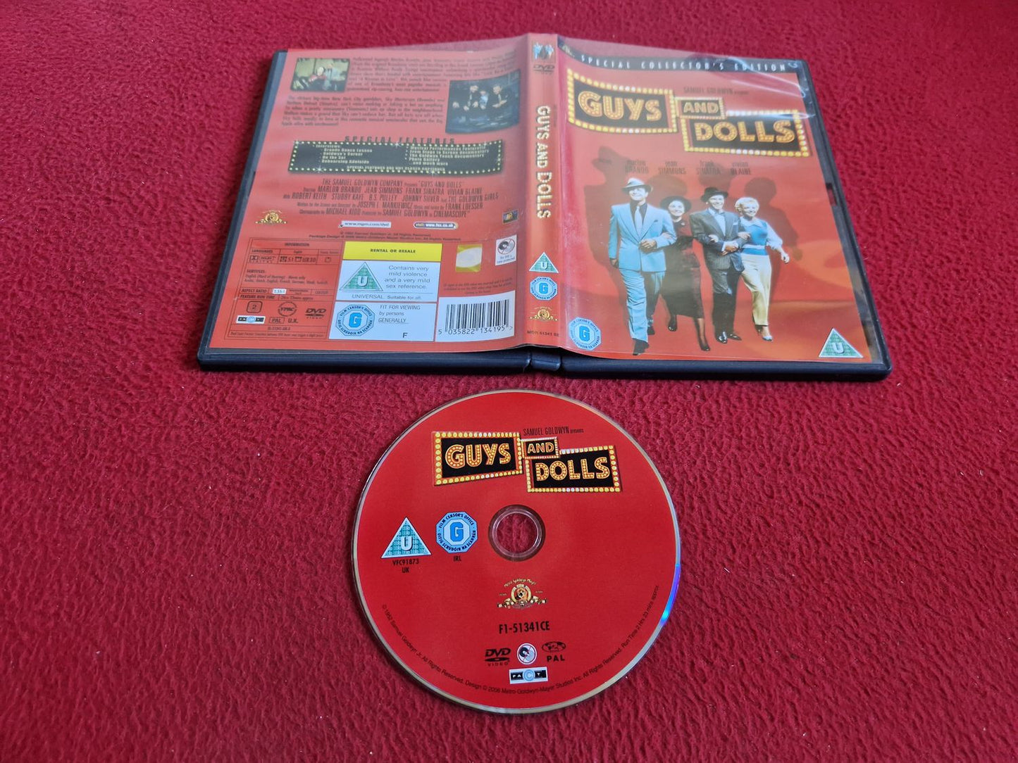 GUYS AND DOLLS DVD