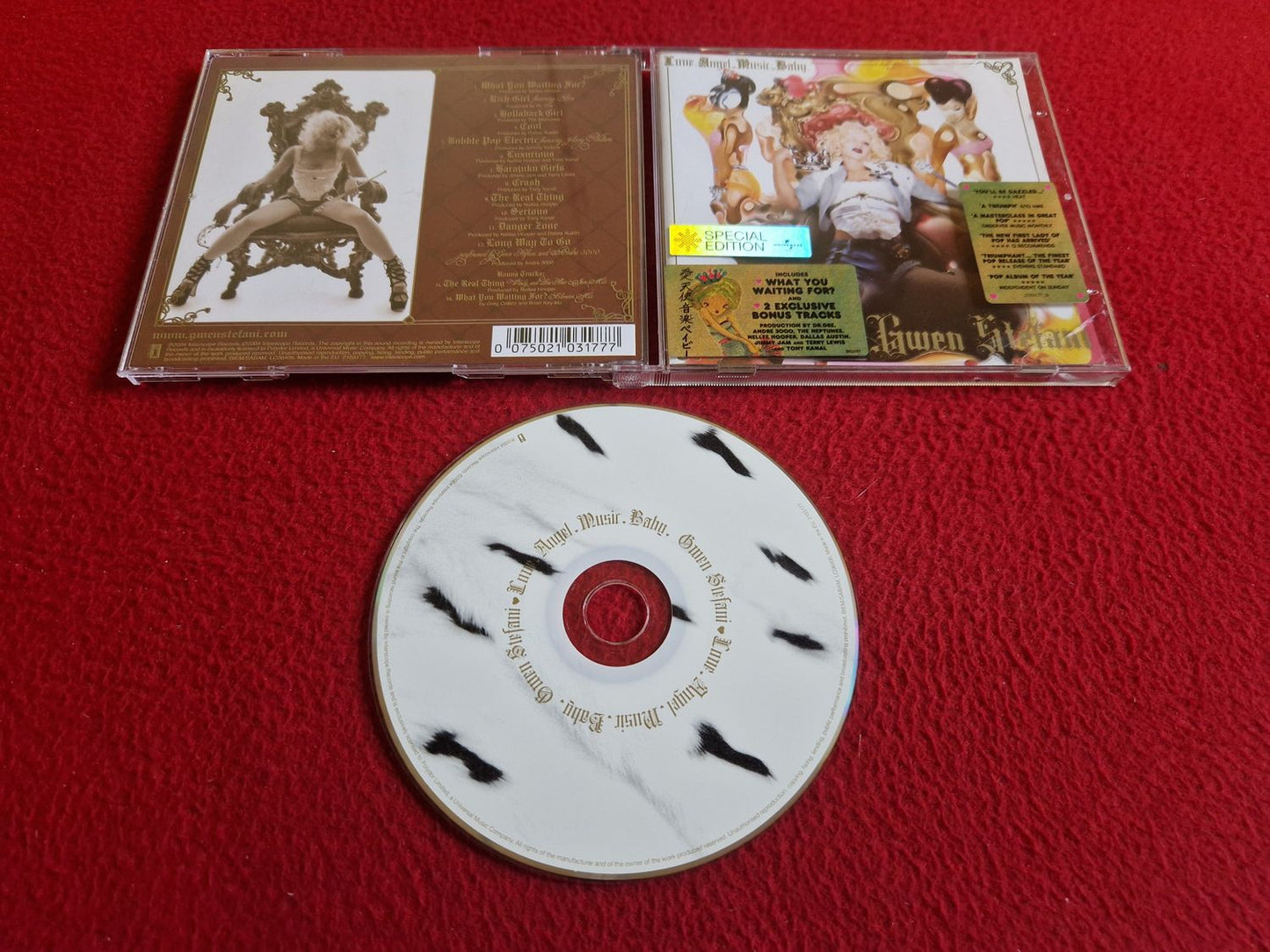 GWEN STEFANI LOVE ANGEL MUSIC BABY CD