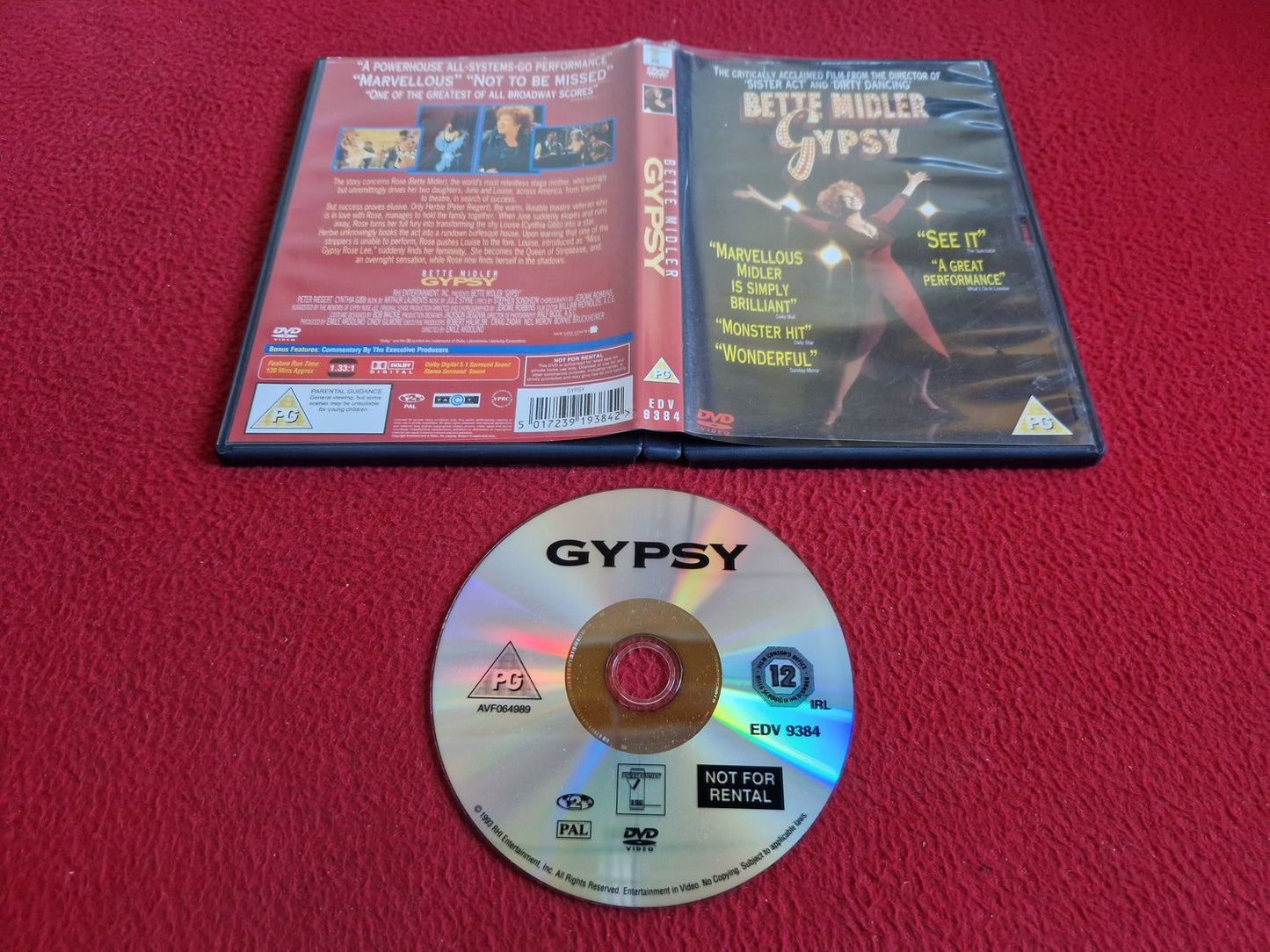 GYPSY DVD