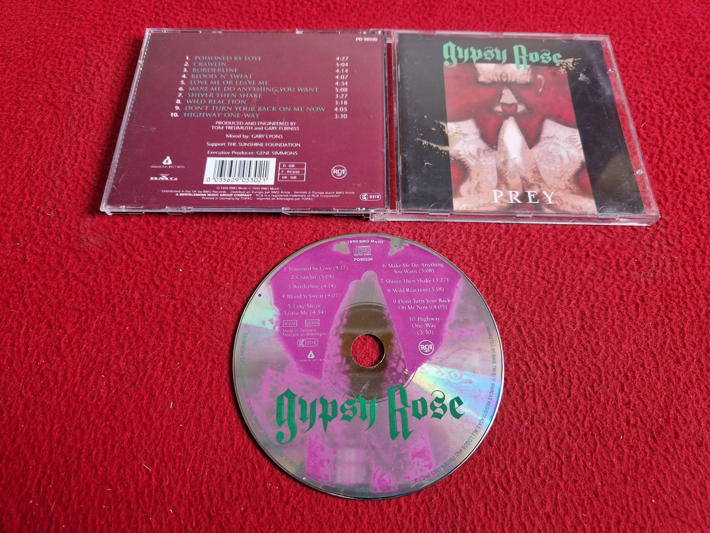 GYPSY ROSE PREY CD