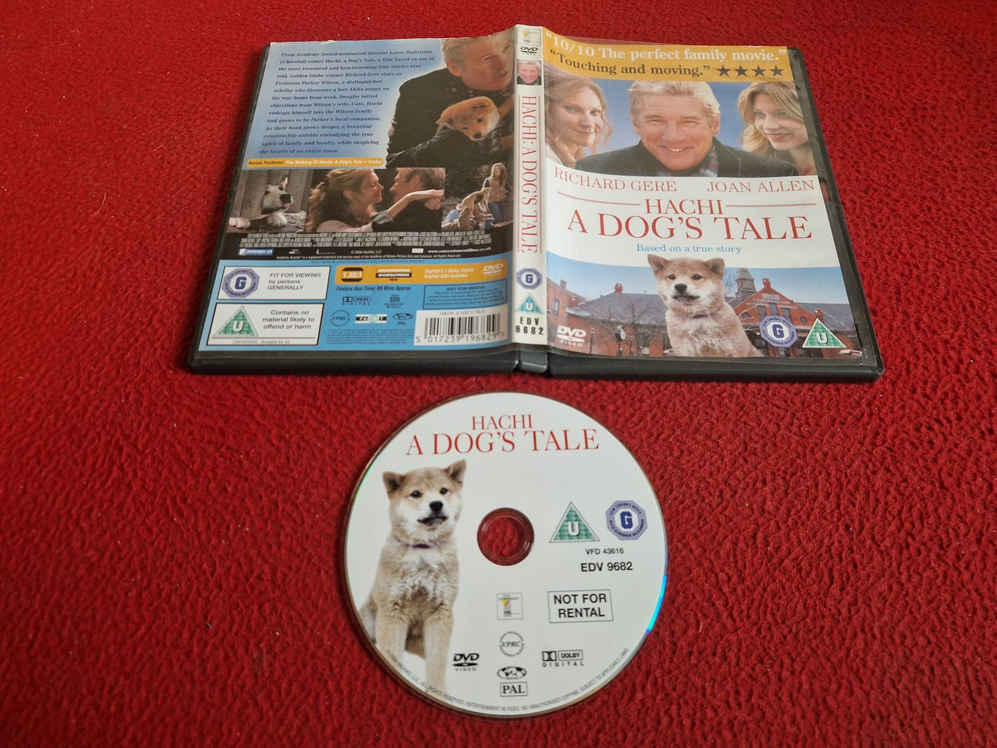 HACHI A DOG'S TALE DVD