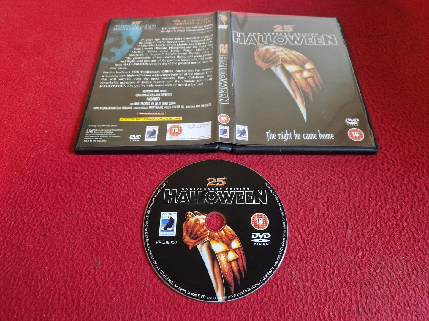 HALLOWEEN 25TH ANNIVERSARY EDITION DVD