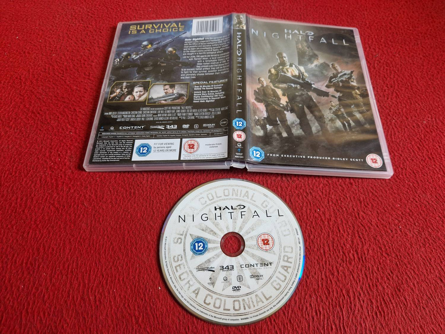 HALO NIGHTFALL DVD