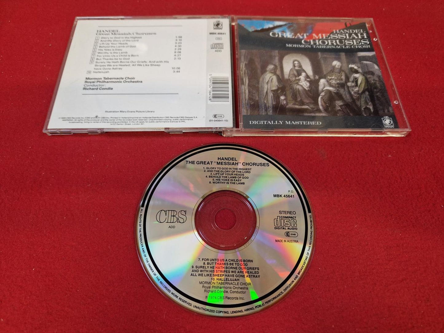 HANDEL THE GREAT MESSIAH CHORUSES till CD