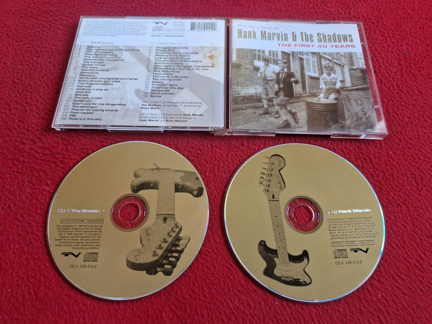 HANK MARVIN & THE SHADOWS THE FIRST 40 YEARS CD