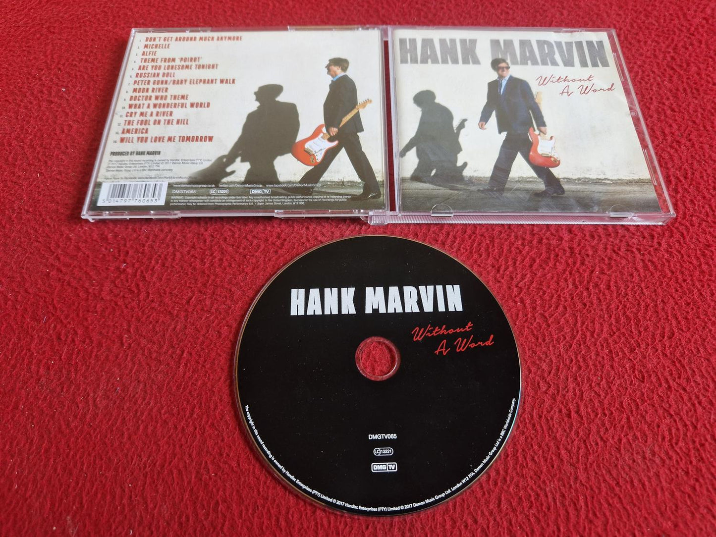HANK MARVIN WITHOUT A WORD CD